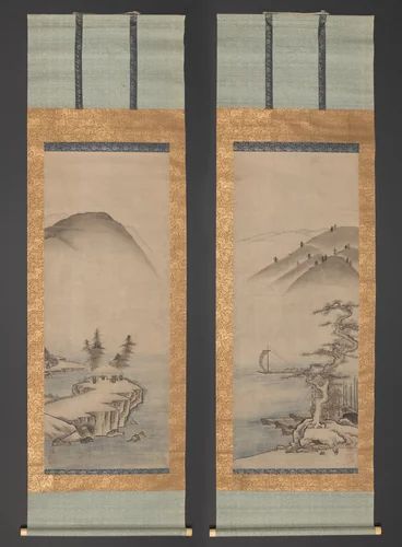 Landscapes by Unkoku Tōyo, painting, 1612-1688