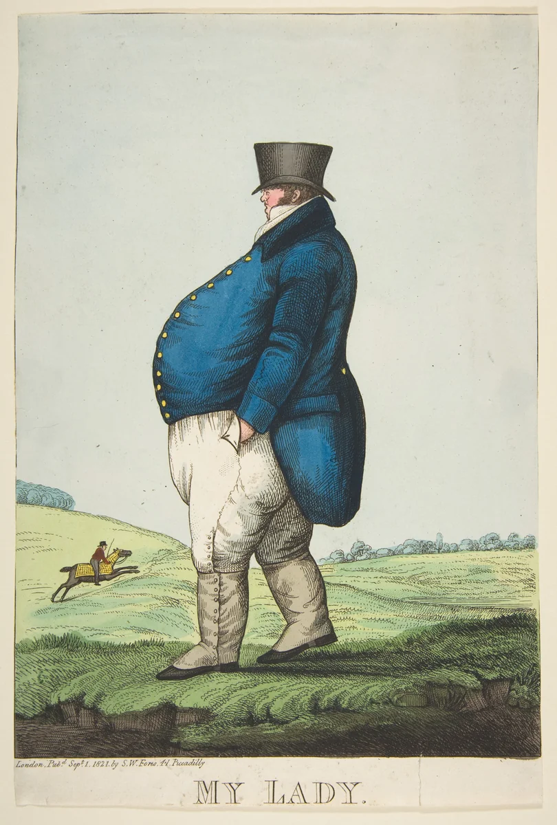 My Lady by anonymous, print, 1821