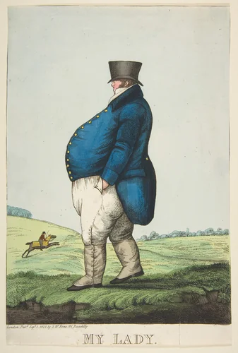 My Lady by anonymous, print, 1821