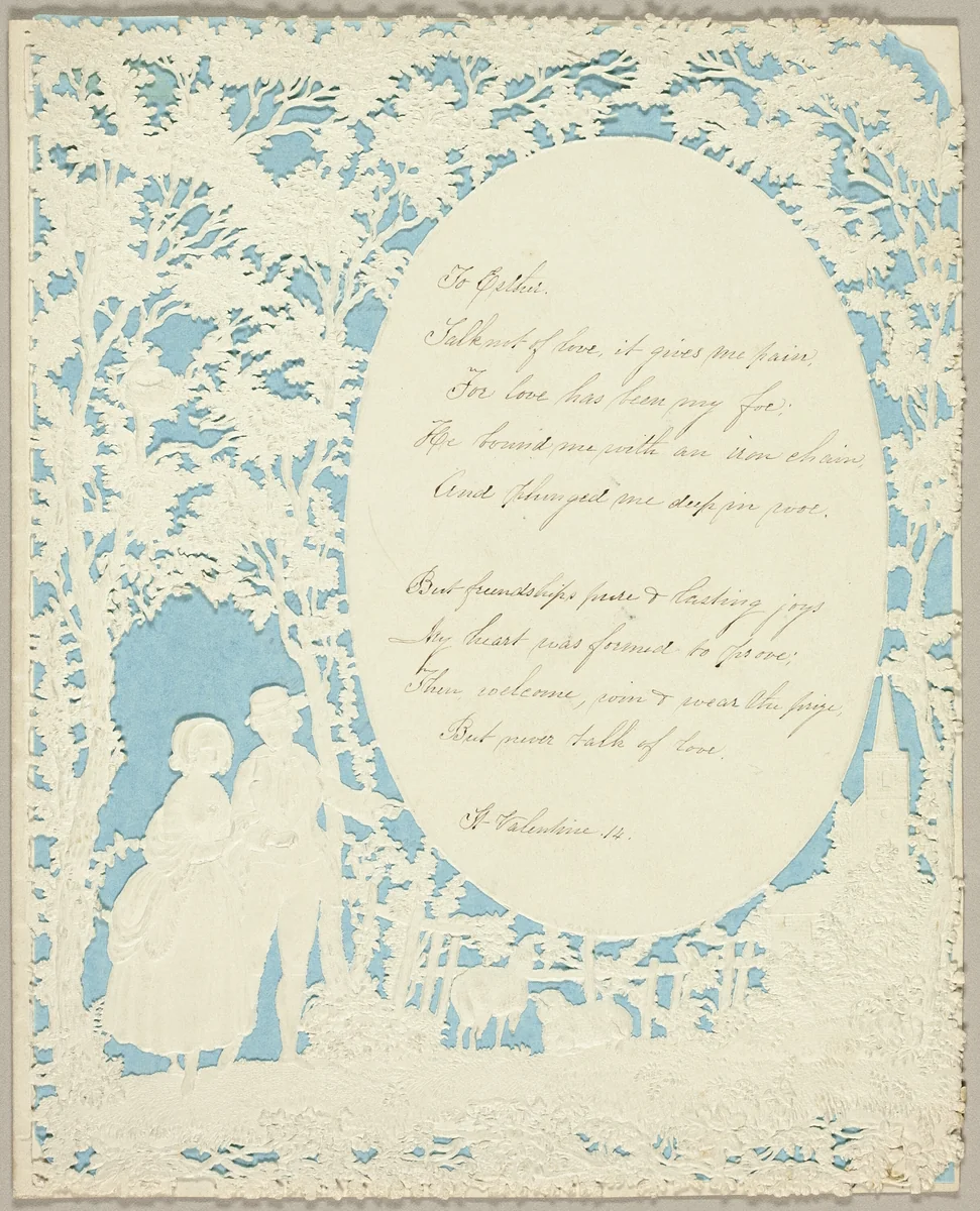 To Esther (Valentine) by Joseph Mansell, other, 1845-1855