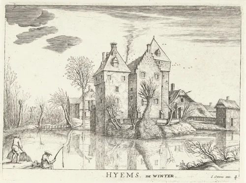 Winter by Hendrick Hondius, print, 1698-1720