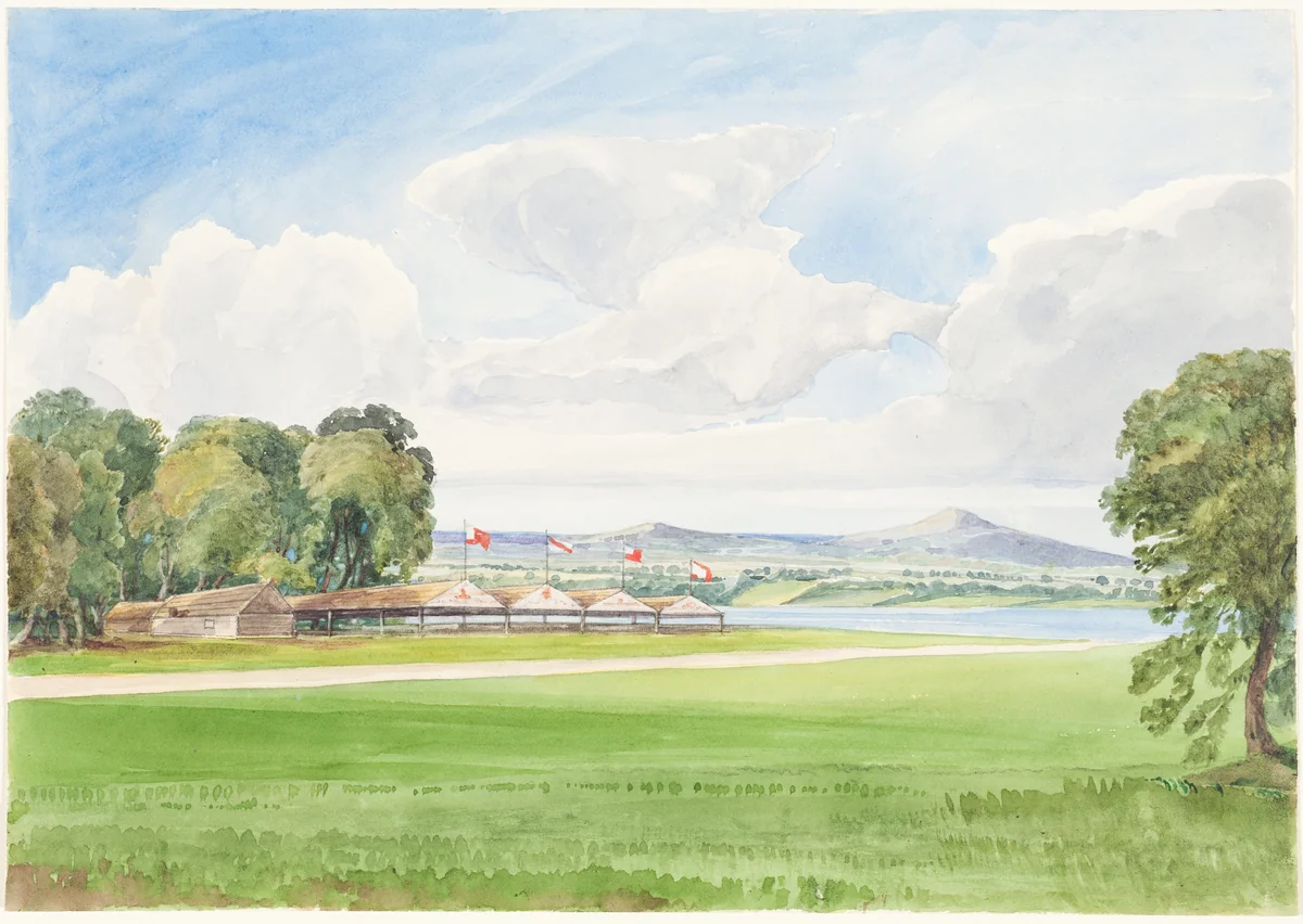 Shane's Castle, Tenants' Dinner by James Bulwer, drawing, 1794-1874