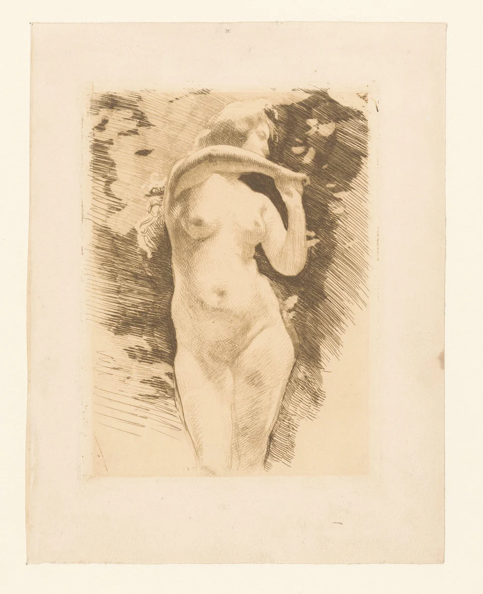 Ariadne by Albert Besnard, print, 1896