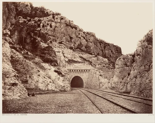 Souterrain de la Nerthe by Edouard Baldus, photograph, 1860-1862