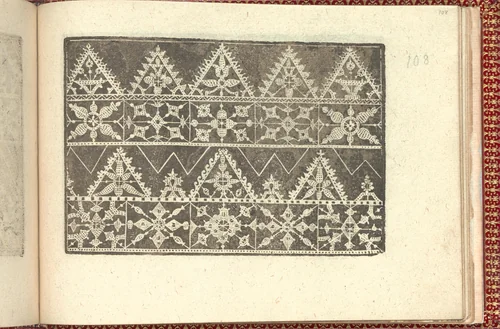 Corona delle Nobili et Virtuose Donne: Libro I-IV, page 108 (recto) by Cesare Vecellio, book, 1601