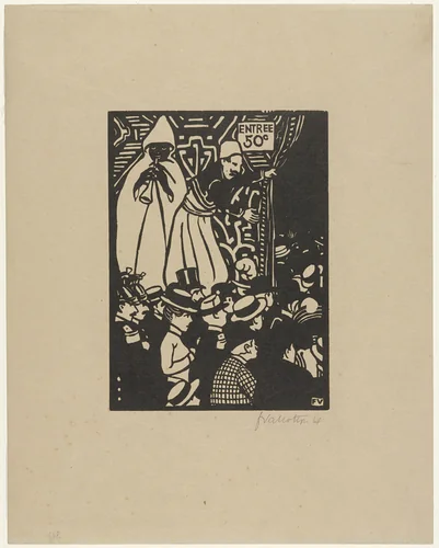Cairo Street (plate V) from The World's Fair (L'Exposition Universelle) by Félix Vallotton, print, 1901