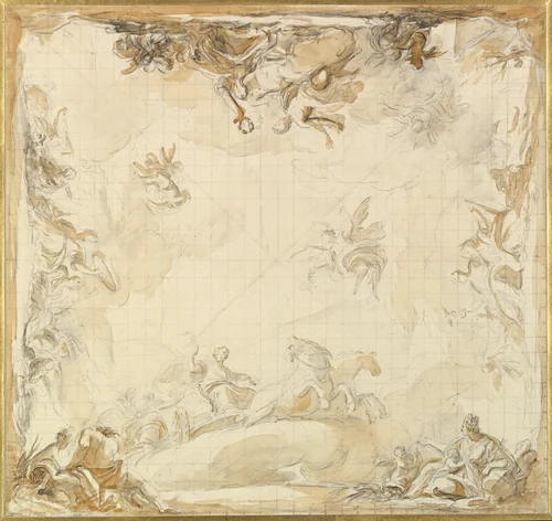 Design for a Ceiling by Mariano Salvador de Maella, drawing, 1739-1819