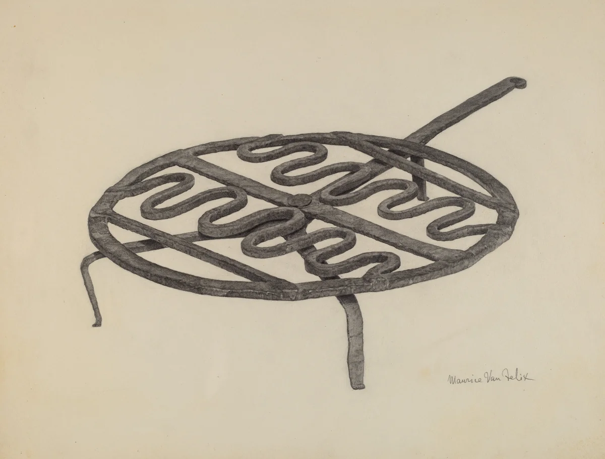 Gridiron by Maurice Van Felix, index of american design, 1939