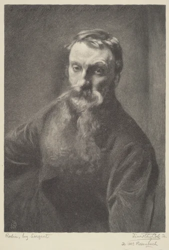 Rodin by Timothy Cole, print, 1926