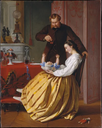 Conversation Piece by Lilly Martin Spencer, artwork, 1851-1852