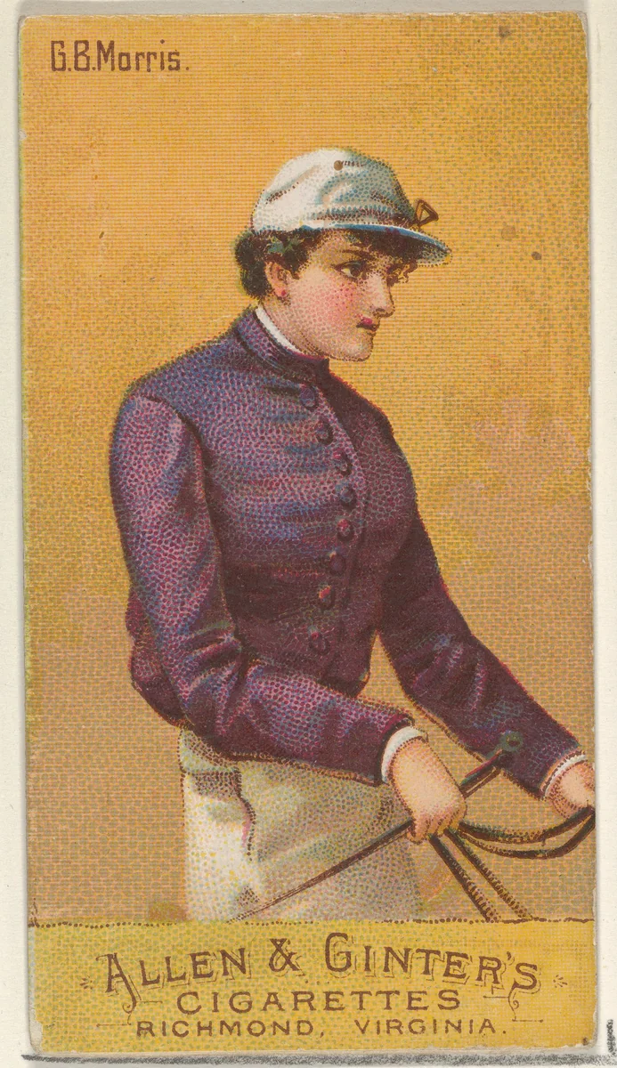 G.B. Morris, from the Racing Colors of the World series (N22b) for Allen & Ginter Cigarettes by Allen & Ginter, print, 1888