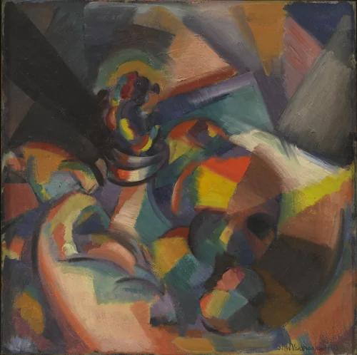Still Life Synchromy by Stanton Macdonald-Wright, painting, 1913