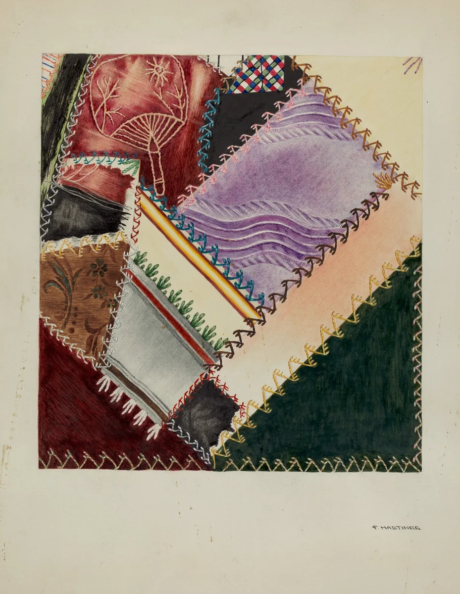 Quilts, Pieced by Florence Hastings, index of american design, 1935-1942
