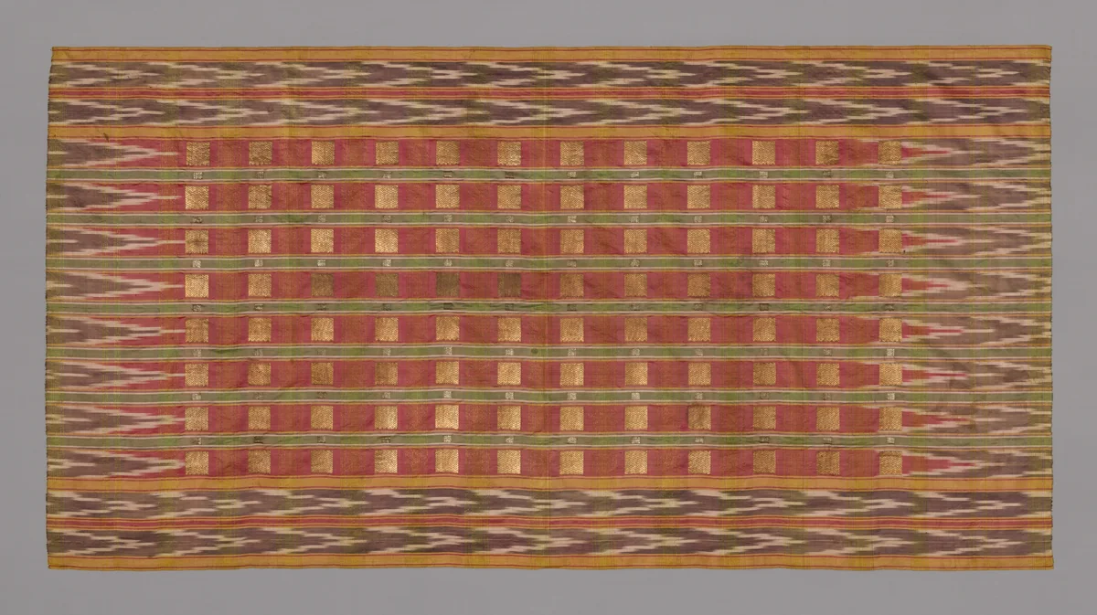 Panel by Japan, textile, 1801-1900