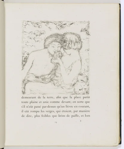In-text plate (page 19) from Daphnis et Chloé by Pierre Bonnard, illustrated book, 1902