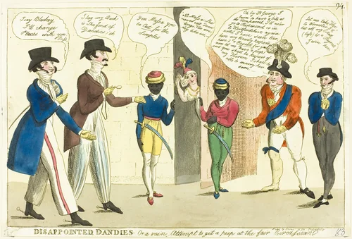 Disappointed Dandies by Unknown Artist, print, 1819