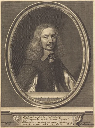 Vincent Voiture by Robert Nanteuil
Philippe de Champaigne, print, 1649