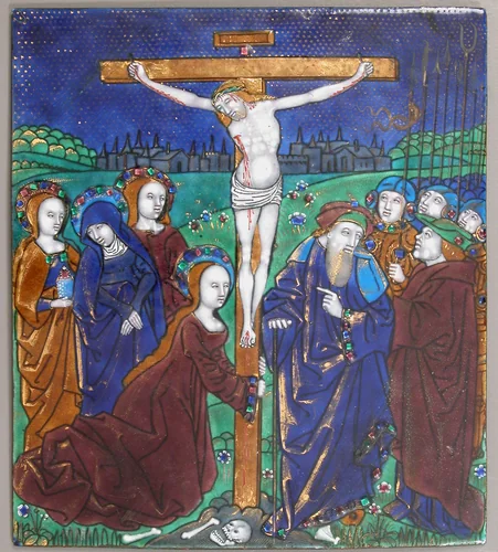 Plaque with the Crucifixion by Nardon Pénicaud, other, 1500-1599