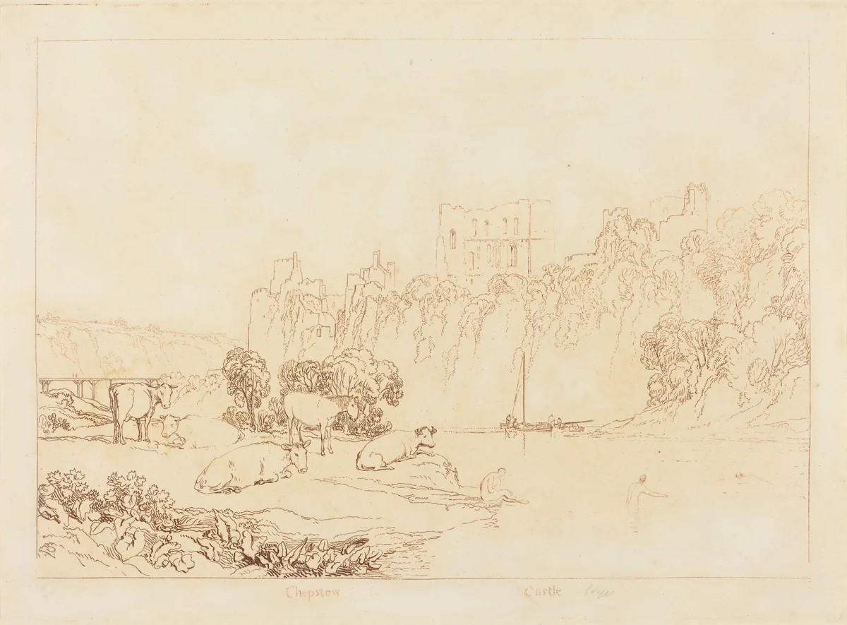 River Wye by Joseph Turner, print, 1812