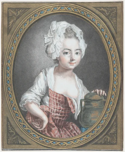 The Milk Woman by Louis Marin Bonnet, print, 1774