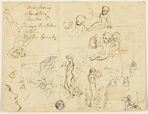 Sketches for Samuel Rogers' Poetry by Thomas Stothard, drawing, 1775-1834