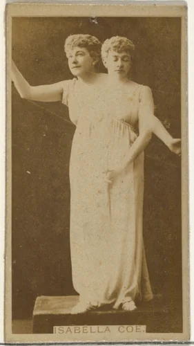 Isabella Coe, from the Actors and Actresses series (N145-8) issued by Duke Sons & Co. to promote Duke Cigarettes by W. Duke, Sons & Co., photograph, 1890-1895