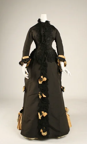 Afternoon dress by A. Corbay, artwork, 1873