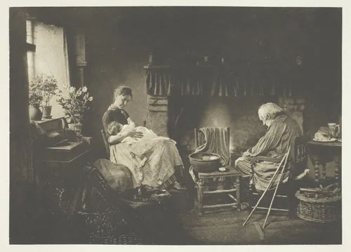 Dawn and Sunset by Henry Peach Robinson, print, 1885