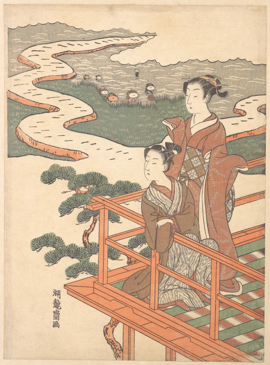 Print by Isoda Koryūsai, print, 1760-1780