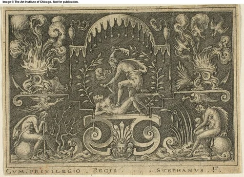 Death of Abel by Etienne Delaune, print, 1538-1583