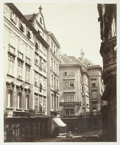 Tuchlauben No. 1, Wohnhaus des Peter Ritter von Calvagni by Artist Unknown, photograph, 1860-1869