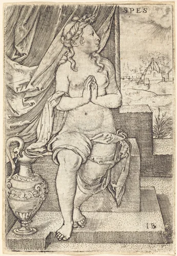 Spes (Hope) by Master IB, print, 1450-1583