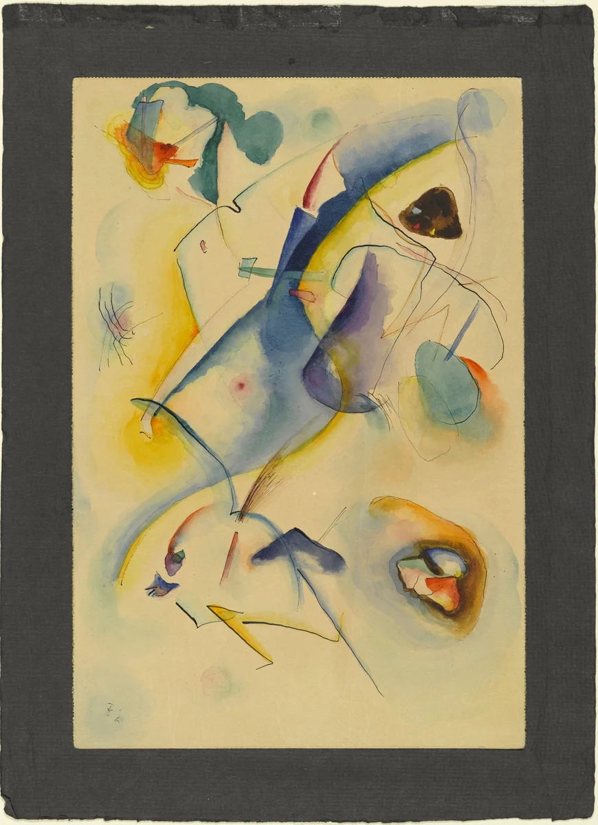 Untitled (Ohne Titel) by Wassily Kandinsky, drawing, 1915
