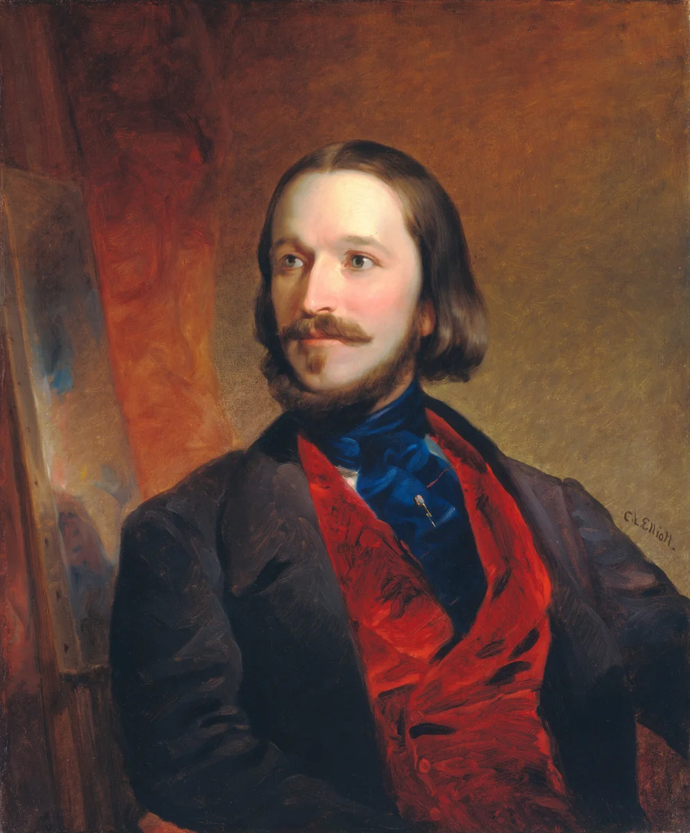 William Sidney Mount by Charles Loring Elliott, painting, 1850