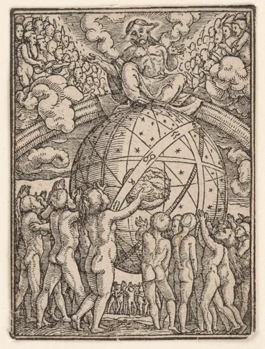 The Last Judgment, from "The Dance of Death" by Hans Holbein the Younger, print, 1521-1538