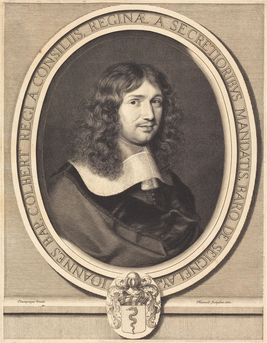 Jean-Baptiste Colbert by Robert Nanteuil
Philippe de Champaigne, print, 1660
