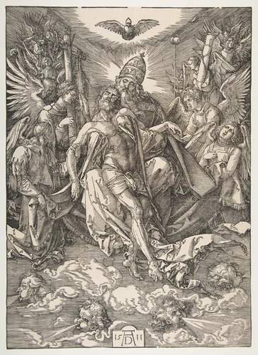 The Holy Trinity by Albrecht Dürer, print, 1511