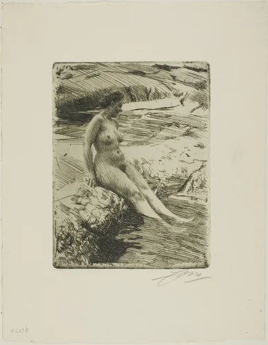 Sandhamn by Anders Zorn, print, 1906
