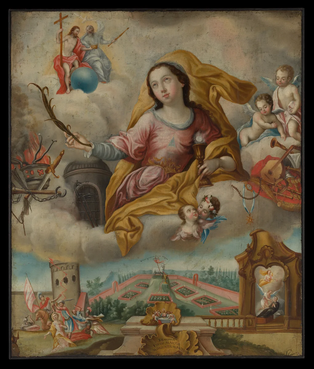 Saint Barbara by Ecuador, artwork, 1775-1799