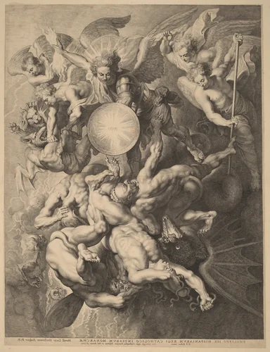 The Fall of the Rebel Angels by Lucas Emil Vorsterman
Sir Peter Paul Rubens, print, 1621