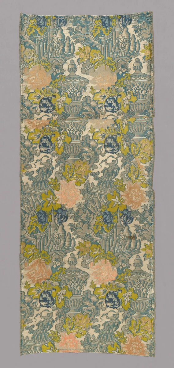 Panel by France or Italy, textile, 1701-1750