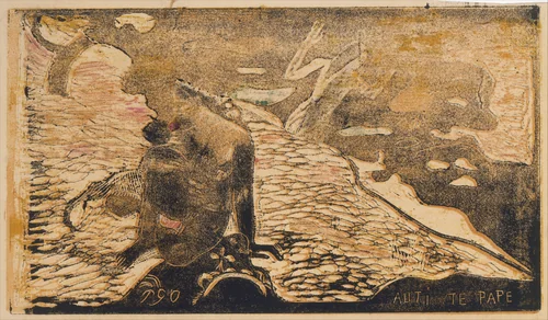 Auti Te Pape by Paul Gauguin, print, 1893-1894