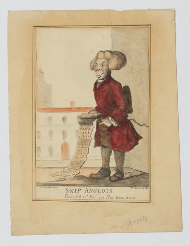 Snip Anglois by James Bretherton, print, 1773