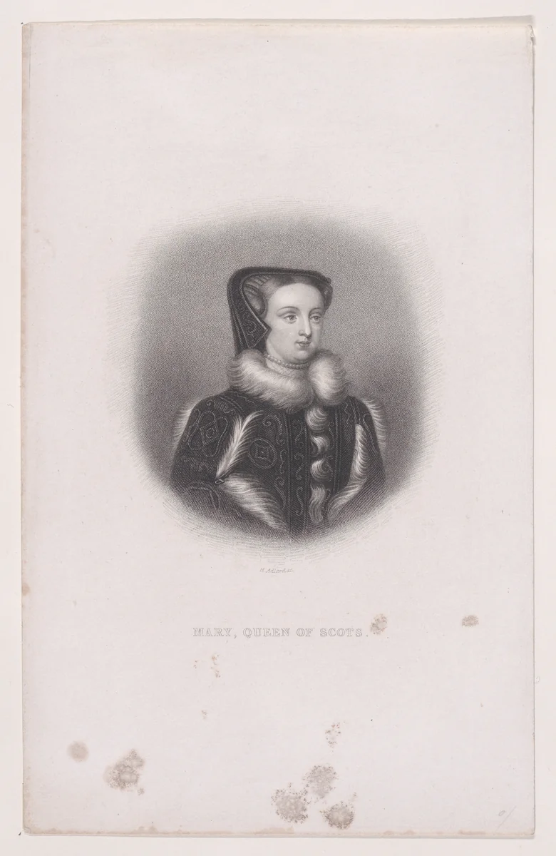 Mary, Queen of Scots by Henry Adlard, print, 1830-1870