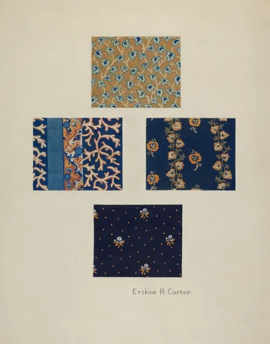 Cotton Prints by Erskine Carter, index of american design, 1940