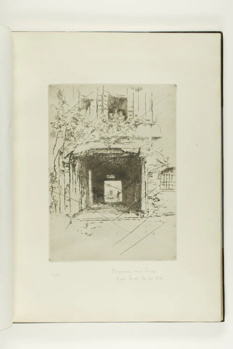 Doorway and Vine by James McNeill Whistler, print, 1879-1880