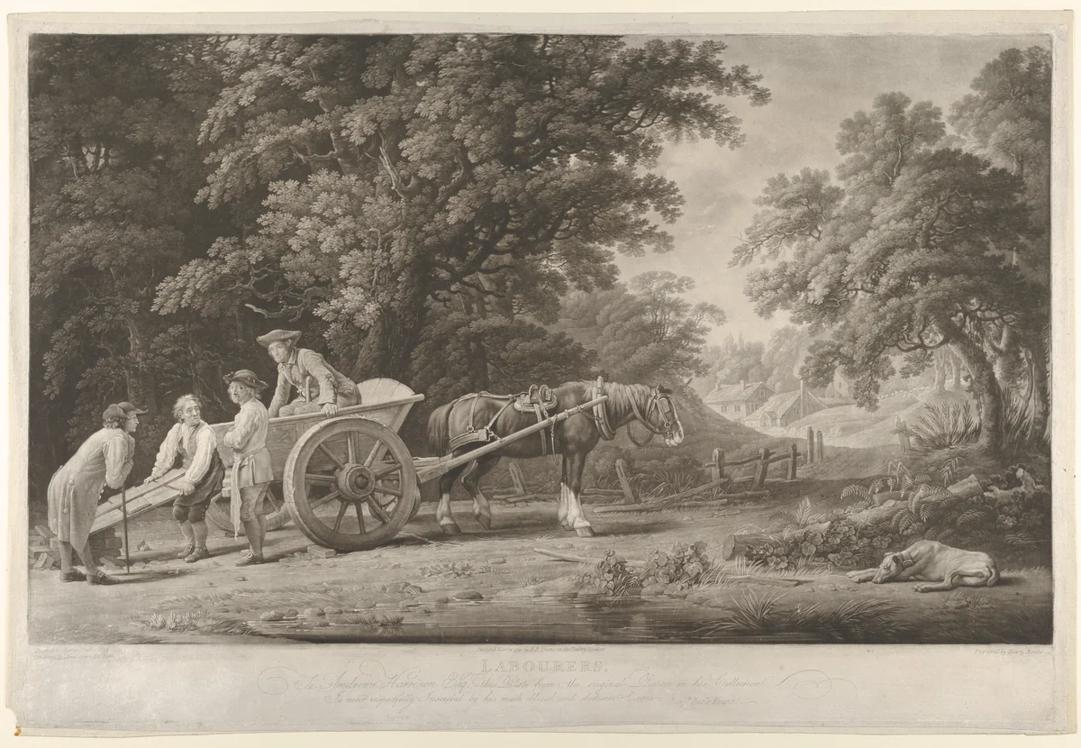 Labourers by Richard Earlom, print, 1790
