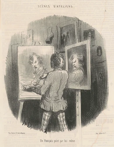 Un français peint par lui-même by Honoré Daumier, print, 1849