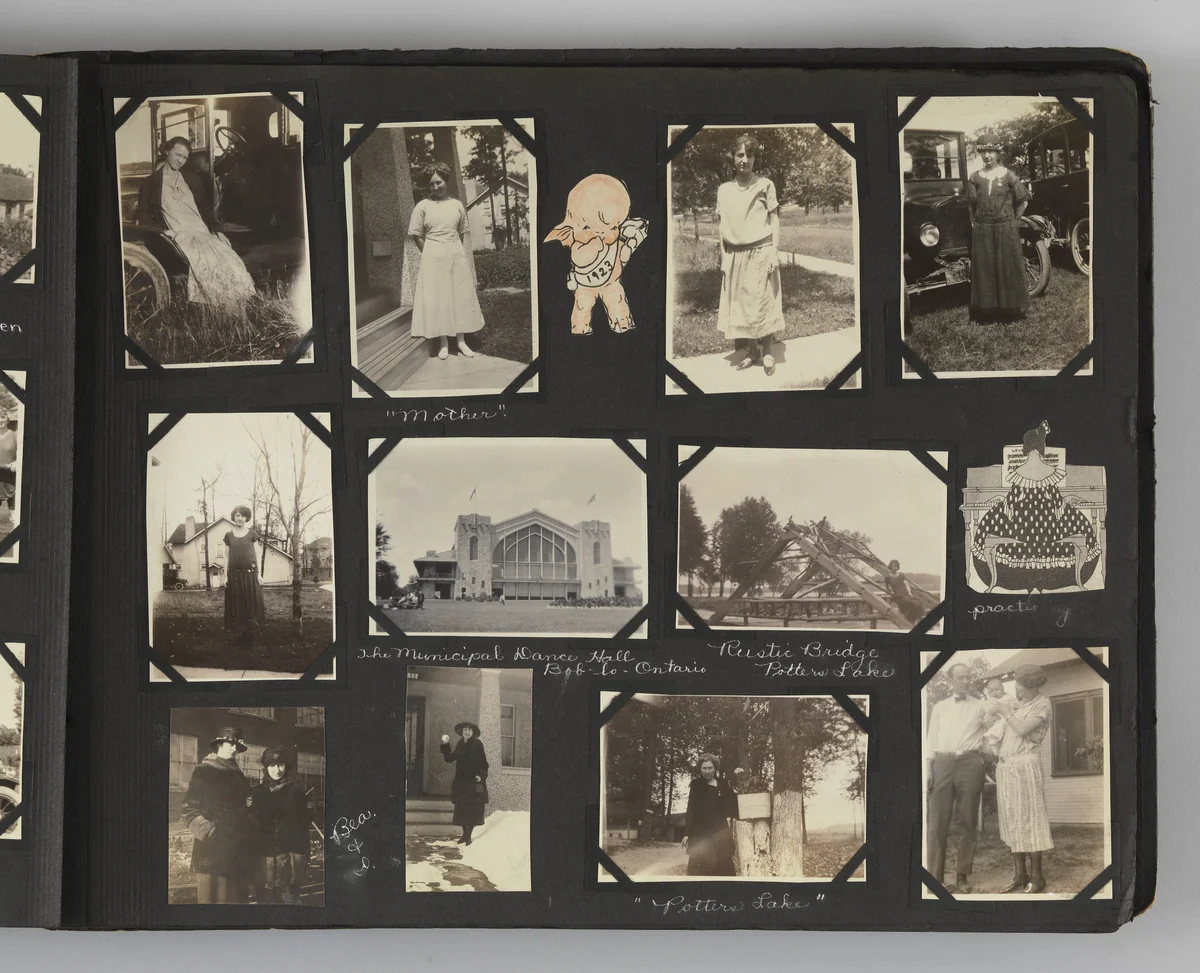 The Story of my Life and Friends as Told by Snapshots from Fourteen On by Blanche Parker, photograph, 1916