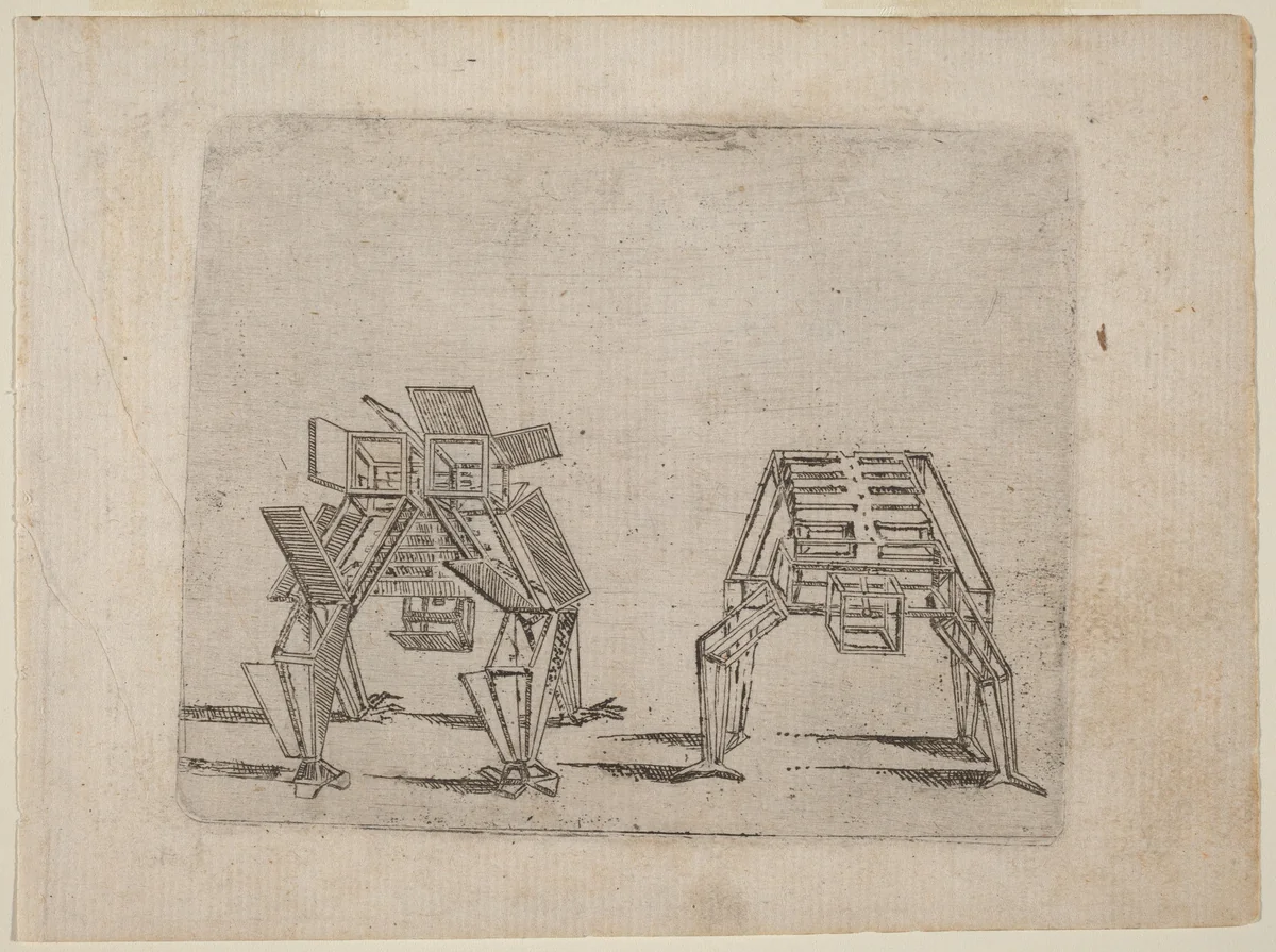 From "Bizzarie di varie Figure" by Giovanni Battista Bracelli, print, 1624